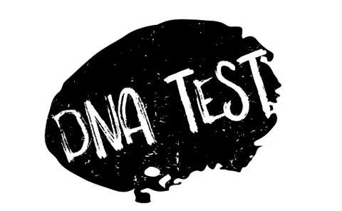 Dna Test rubber stamp Illustrazione stock