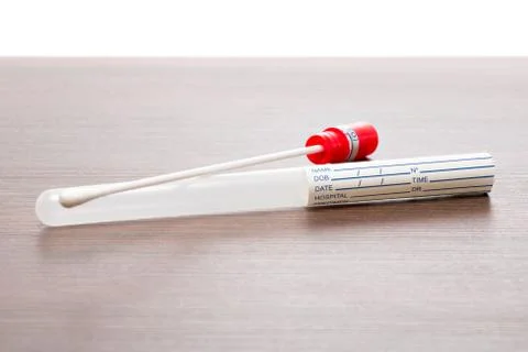 DNA test, wipe test Foto stock