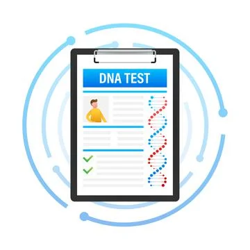 DNA testing, genetic diagnosis concept. Genetic engineering concept. Can use for 스톡 일러스트