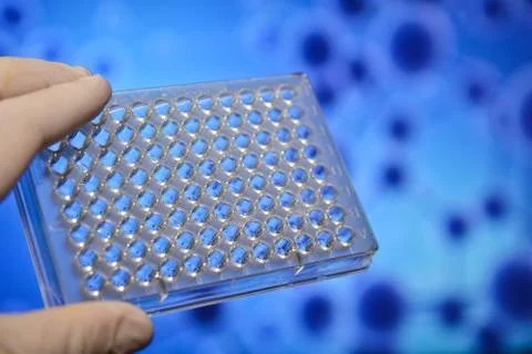 DNA testing in the laboratory. Stock Photos