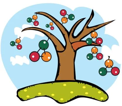 Dna tree Stock Illustration