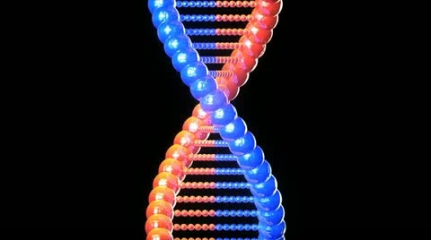 Dna twisting and moving up without stopping. non-stopping the video. made wit Stock Footage 12013323