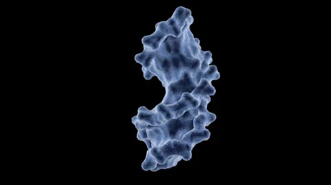 DNA - van der waals force field Stock Footage 27138721