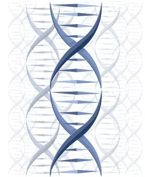 Dna vector background Illustrazione stock