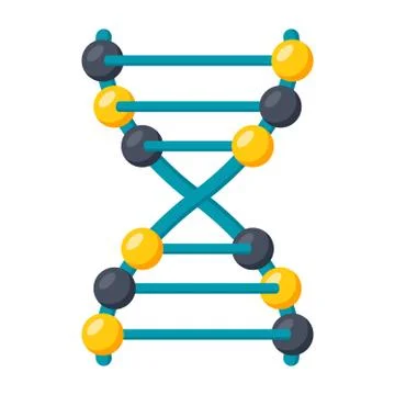 DNA Vector Icon Illustrazione stock