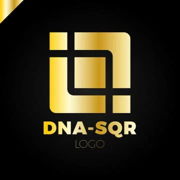 DNA vector logo design template. Modern medical logotype. Laboratory scienc.. Stock Illustration