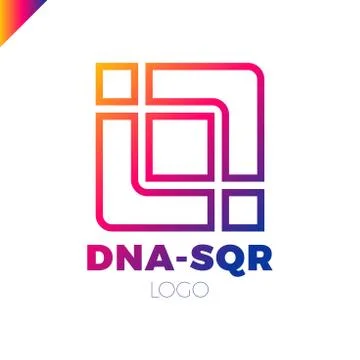 DNA vector logo design template. Modern medical logotype. Laboratory scienc.. Stock-Illustration
