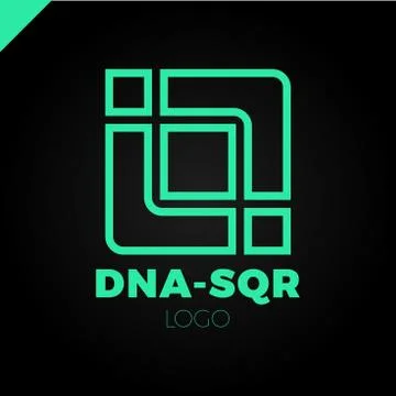 DNA vector logo design template. Modern medical logotype. Laboratory scienc.. Stock Illustration