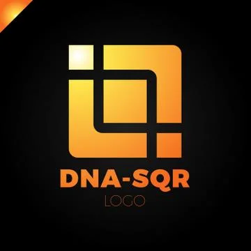 DNA vector logo design template. Modern medical logotype. Laboratory scienc.. Stock Illustration