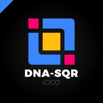DNA vector logo design template. Modern medical logotype. Laboratory scienc.. Stock Illustration