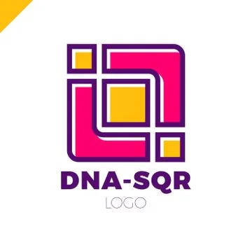 DNA vector logo design template. Modern medical logotype. Laboratory scienc.. Illustration