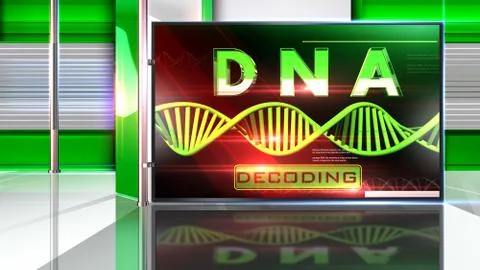 Dna Virtual studio Illustrazione stock