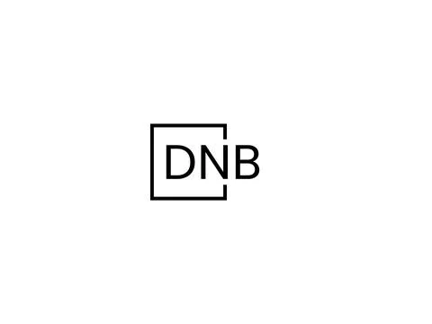 DNB letter initial logo design vector illustration 스톡 일러스트