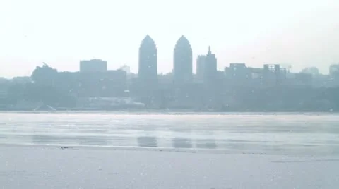 Dnepropetrovsk Winter. Stock Footage 9829836