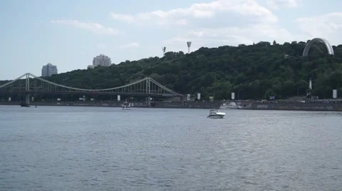 Dnieper River Stock Footage 54716711