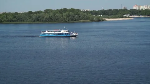 Dnieper River Stock Footage 54716891