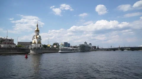 Dnieper River Stock Footage 54717040