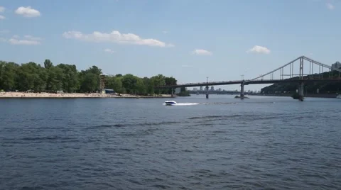 Dnieper River Stock Footage 54717042