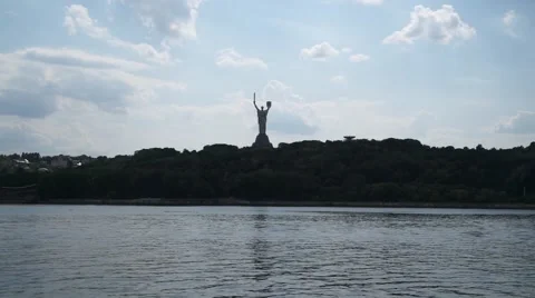 Dnieper River Stock Footage 54717089