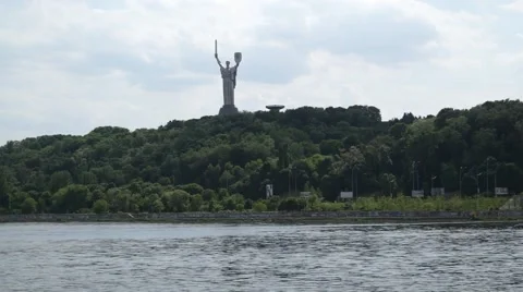 Dnieper River Stock Footage 54717091