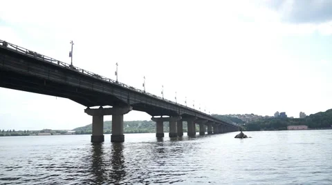 Dnieper River Stock Footage 54717120