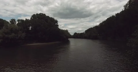 Dniester river in the republic of Moldova Stock Footage 131116341