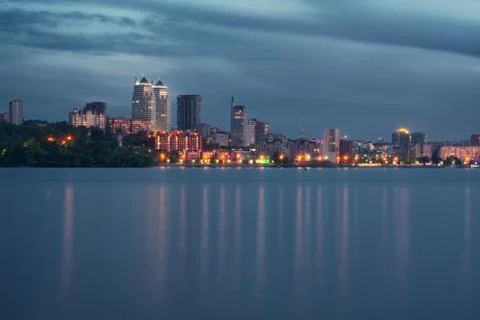 Dnipro cityscape Stock Photos
