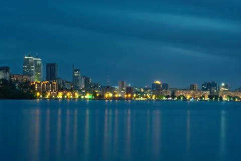 Dnipro cityscape Stock Photos