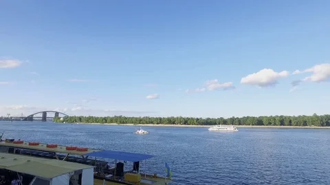 Dnipro River Video stock 83252095