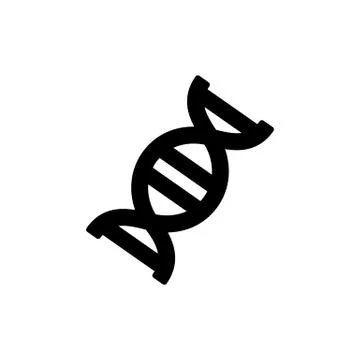 DNK vector icon. flat design on white background. Stock Illustration
