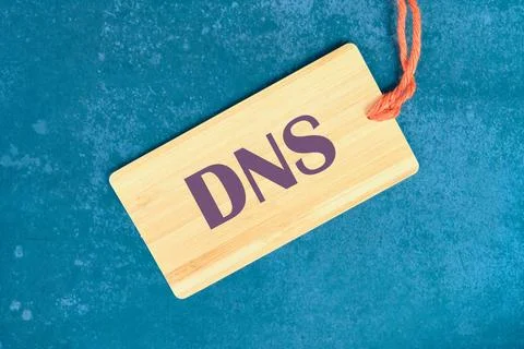 DNS Domain Name System Server Decentralized naming system for computers, de.. Stock Photos
