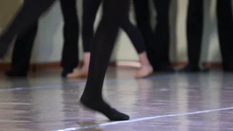 To do exercises with ballet pieces 19 Stock-Footage 310333630