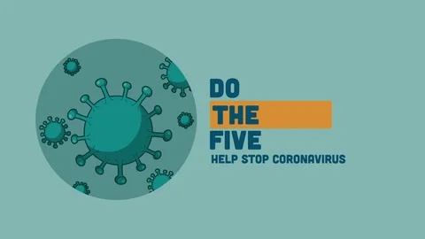 Do the Five - Help stop coronavirus Stockmateriaal After Effects