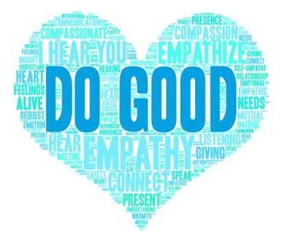 Do Good Word Cloud 스톡 일러스트