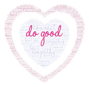 Do Good Word Cloud Stock Illustration
