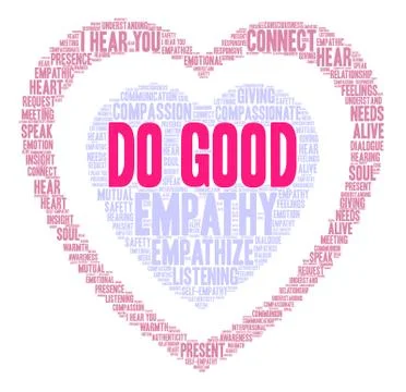 Do Good Word Cloud Stock Illustration