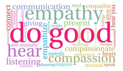 Do Good Word Cloud Stock Illustration