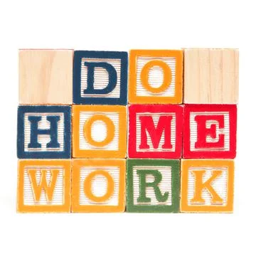 Do Home Work Foto stock