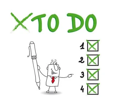 To do Stock Illustration