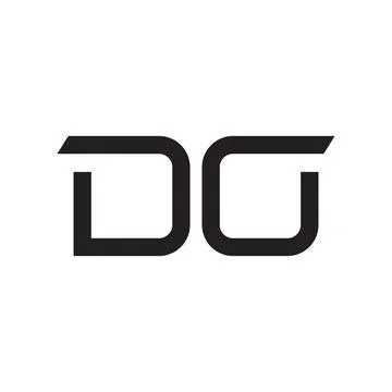 Do initial letter vector logo icon Stock Illustration