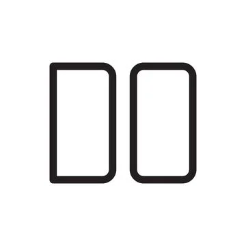 Do initial letter vector logo icon Stock Illustration
