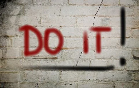 Do it concept Stock Illustration