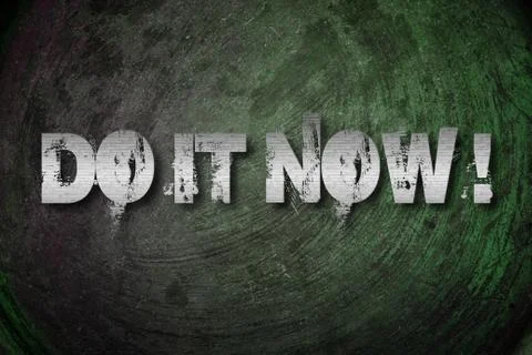 Do it concept Stock Illustration