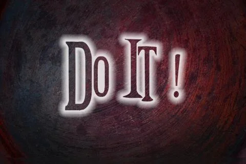 Do it concept Stock Illustration