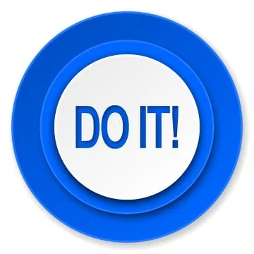 Do it icon. Stock Illustration