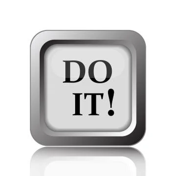 Do it icon. Internet button on white background.. Stock Illustration
