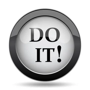 Do it icon. Internet button on white background.. Stock Illustration