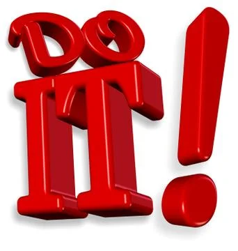 Do it ! Stock Illustration