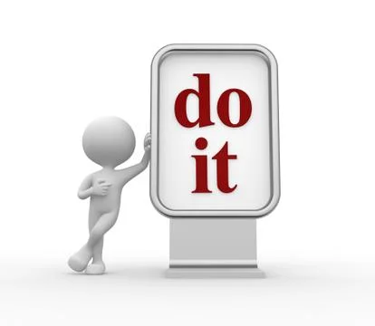 Do it Stock Illustration
