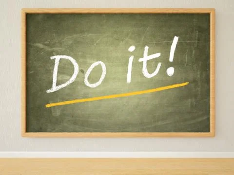 Do it Stock Illustration